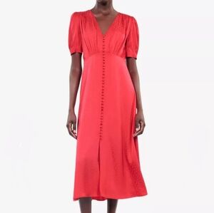 The Kooples Red Midi Dress